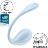 Satisfyer - Application Gratuite Stimulateur De Point G Pétale Lisse Bleu Ciel